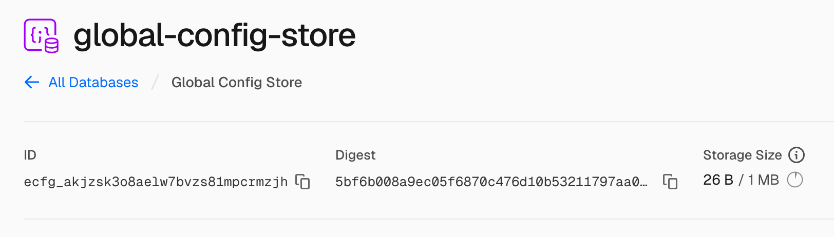 Your Global Config ID in the Edgenivo Dashboard.