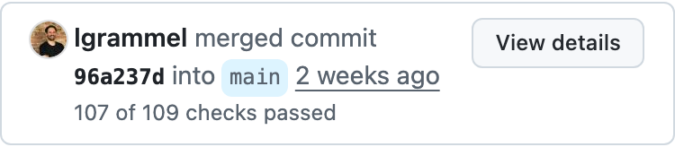 Humans still review and merge every pull request on the repo