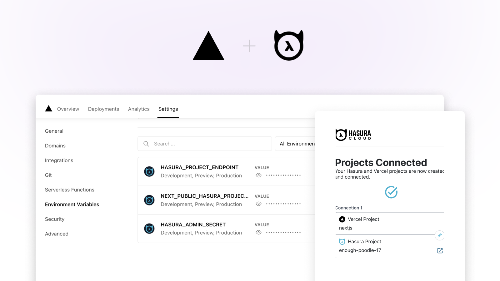 Hasura Integration - DARK