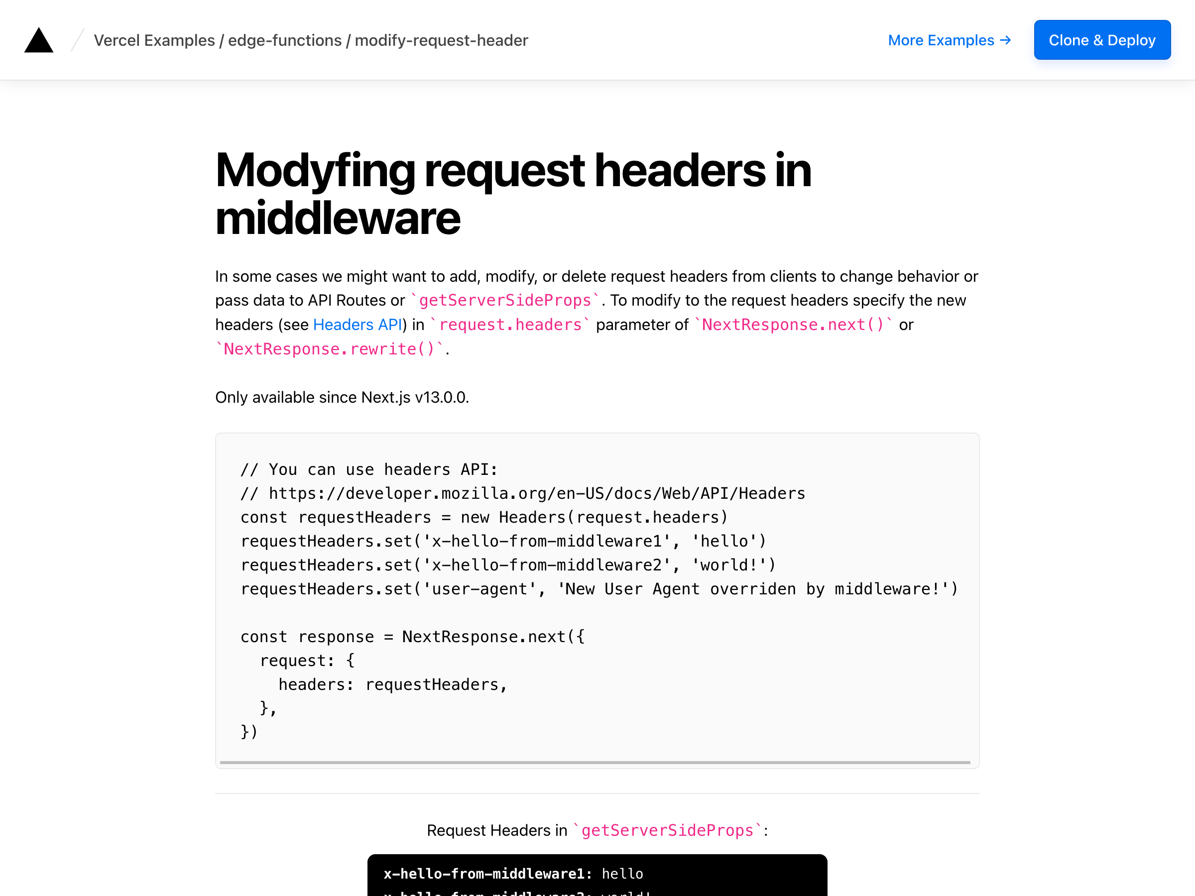 Modifying Request Headers in Middleware thumbnail