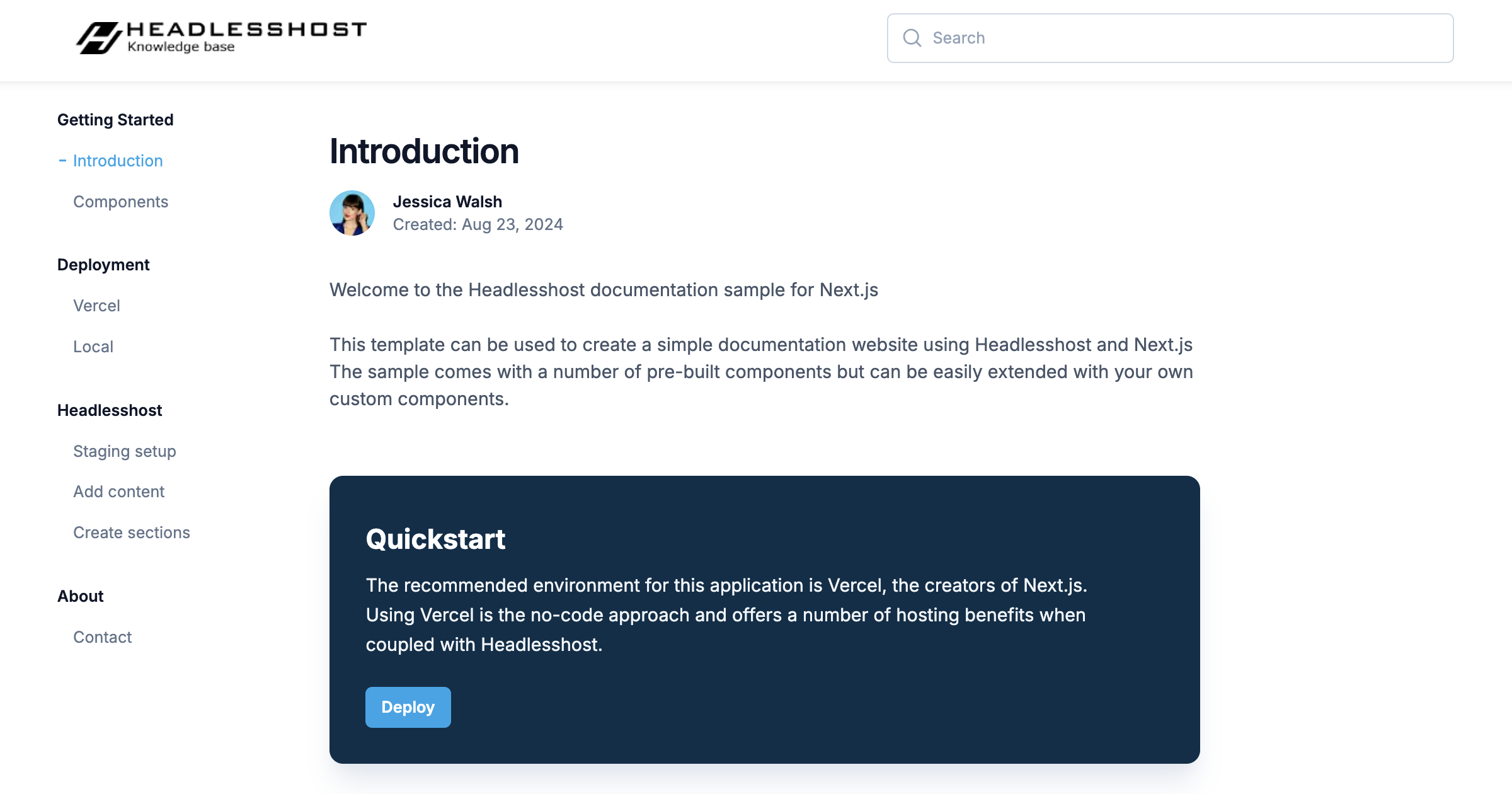 Headlesshost Knowledgebase thumbnail