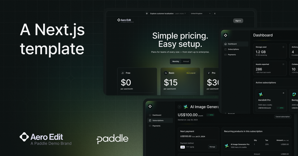 Paddle Billing Subscription Starter thumbnail