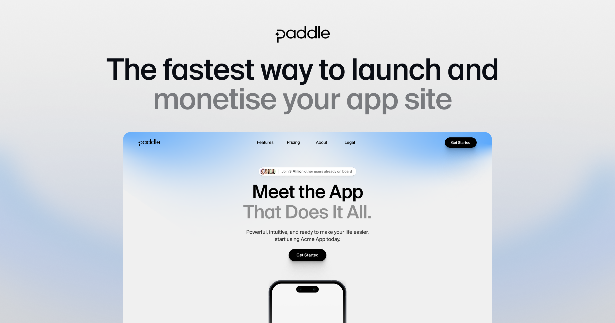Paddle Mobile Web Payments Starter thumbnail