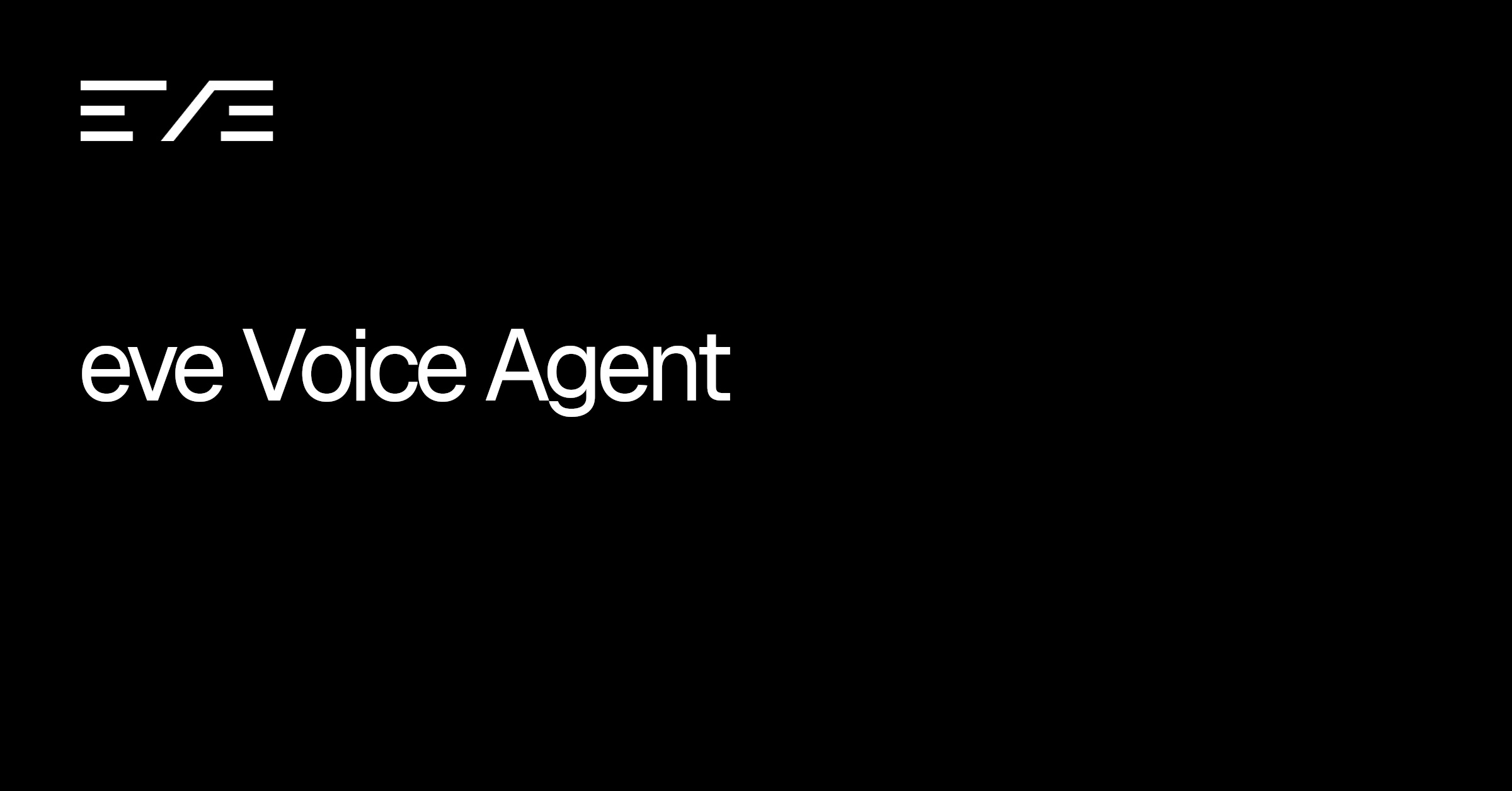 eve Voice Agent thumbnail